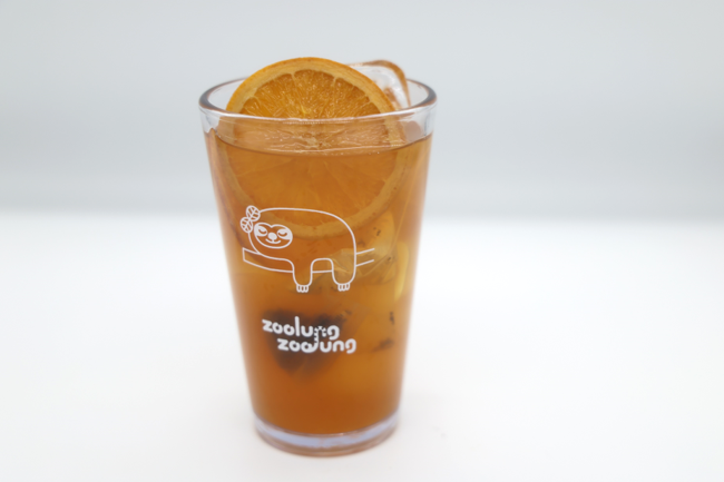 오렌지자몽 블랙티 iced